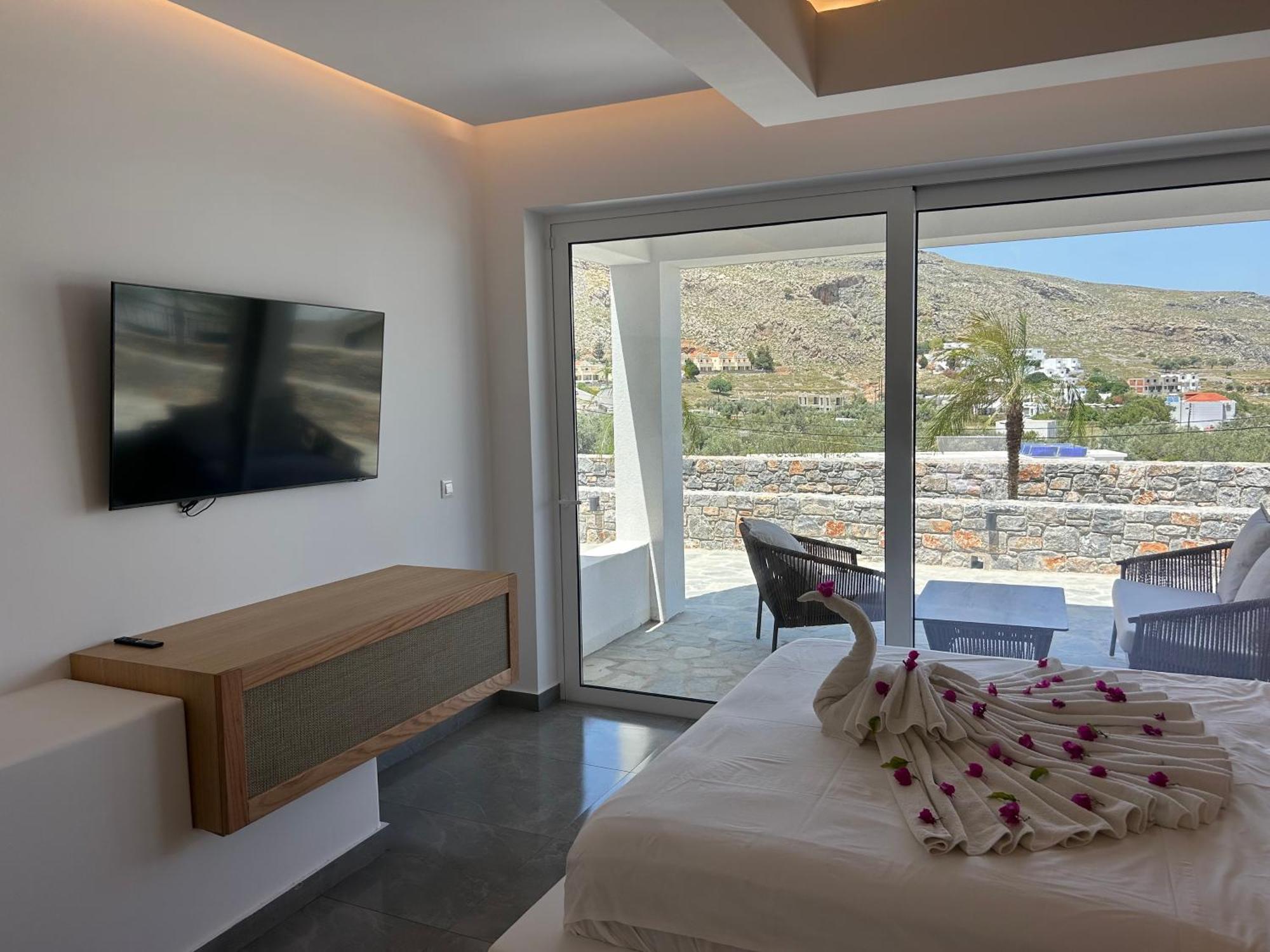 Lambis Studios & Apartments Líndos Rom bilde
