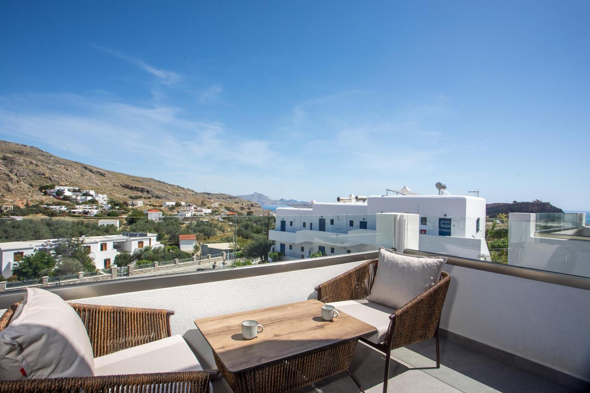 Lambis Studios & Apartments Líndos Eksteriør bilde